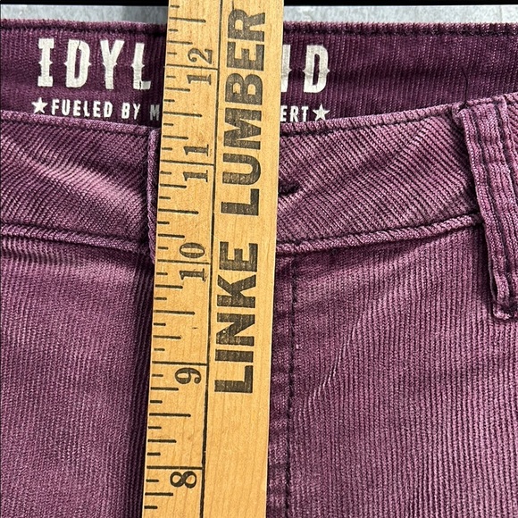 Idyllwind Mauve Velvet Boot Flare Pants - Picture 7 of 13